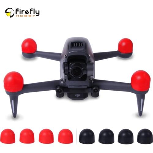 Sunnylife 4Pcs/Set Motor Protective Cover Silicone Guard Cap Motor Protectors for DJI FPV Drone