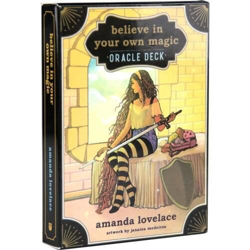Believe In Your Own Magic High quality Oracle Tarot Cards Board Deck Games Playing For Party Game In High