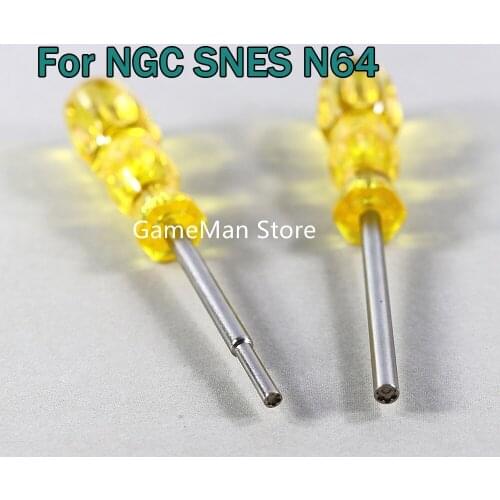 High Quality Yellow DIY 3.8mm And 4.5mm Games Screw Screwdriver Bit Kit for Nintendo NGC SFC MD