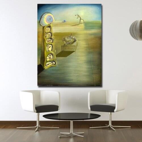 Wxkoil Salvador Dali-Untitled Painting For Living Room Home Decor Wall Art Oil Painting Print On Canvas Wall Painting Unframed