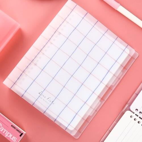 KOKUYO LINE FIELD Lattice Shell Binder Notebook Loose-leaf Book Removable Coil 40sheets A5 B5 Office Student Stationery