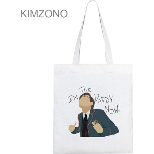 Umbrella Academy shopping bag bolso shopper cotton tote bag jute shoping sac cabas tote sac tissu