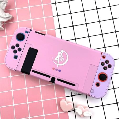 2021 New Hard Protective Case Shell for Nintend Switch NS Console Cute Housing Cover Directly Docking Game Accessories