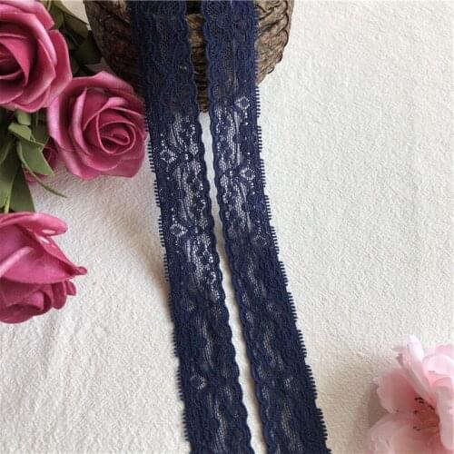 2.5cm S1340 fait main bricolage artisanat accessoires broderie dentelle tissus rideaux canapé couture dentelle blanche garniture