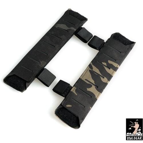 DMgear Tactical Shoulder Pads 2PCS Lightweight Cushion Pads Laser Cut MOLLE For Tactical Vest Accessories More comfortable belt