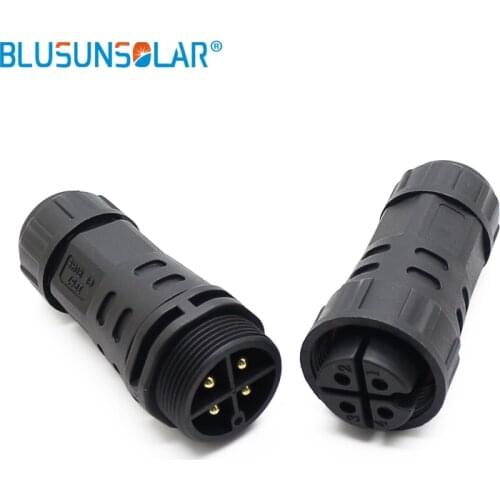 20sets/lot Wire to Wire Waterproof Connectors M29 Waterproof Cable Connector with 2Pin , 3Pin , 4Pin connectors