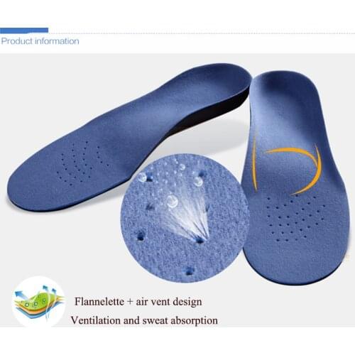 Orthotic High Shoe Insoles Supporting Arch Foot Gel Pad 3D Arch Support Flat Foot for Women / Men Orthopedic Foot Pain Unisex Sp