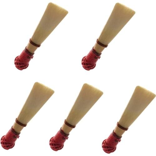 5Pcs Bassoon Reeds Sealed Package in Black Case Bassoon Parts Luthies Supply