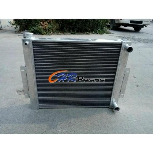 62mm aluminum radiator for JEEP CJ7 WITH CHEVY V8 LS SWAP 1976-1986 manual