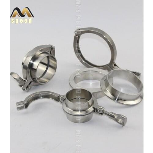 Car Accessories Male and female flange butt fittings Exhaust connection clip quick disassembly Silicone seal ring clamp kit