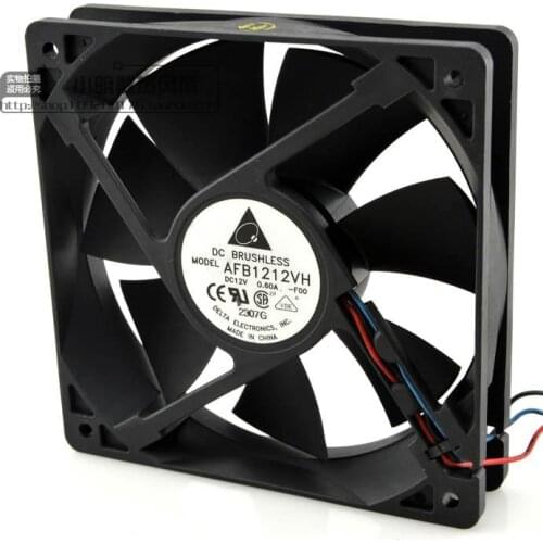 Free Shipping!The original Delta AFB1212VH 12CM 120MM 1225 12025 12*12*25CM 120*120*25MM 12V 0.60A Cooling fan