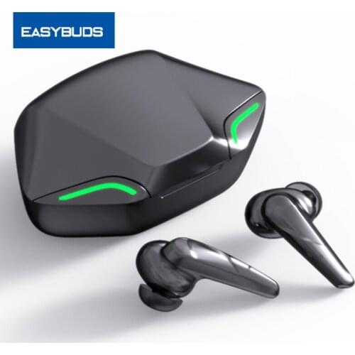 Easybuds Y1 TWS 5.2 Gaming Earphone Wireless Buletooth Headphone With Noise Reduction Dual Mode Headset For E-Sports Games Music