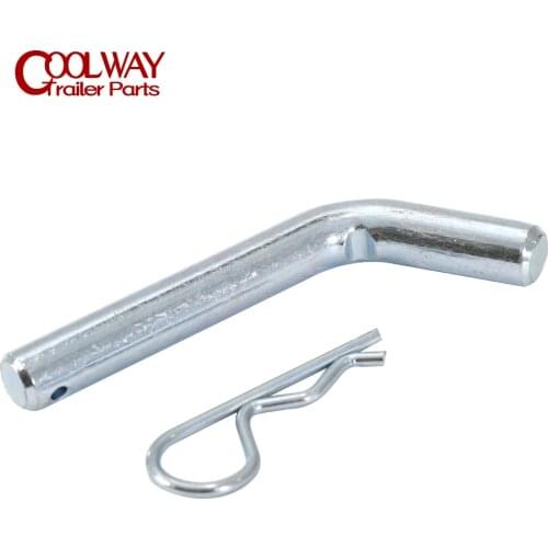 Trailer Hitch Pin And Clips For Receiver Towing Components 5/8" Inch Steel Zinc Plated Trailer Parts Accessories