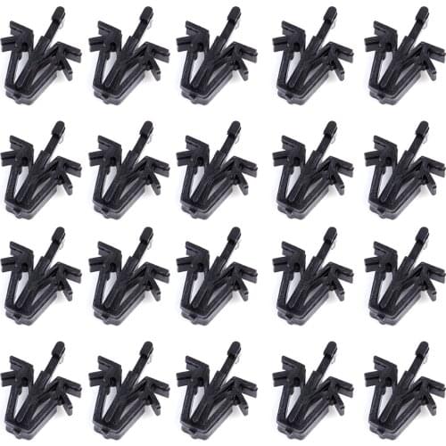 Beler 20pcs Black Nylon Grille Clip Retainer 90467-12040 Fit For Toyota Tacoma RAV4 Pickup Truck 4 Runner