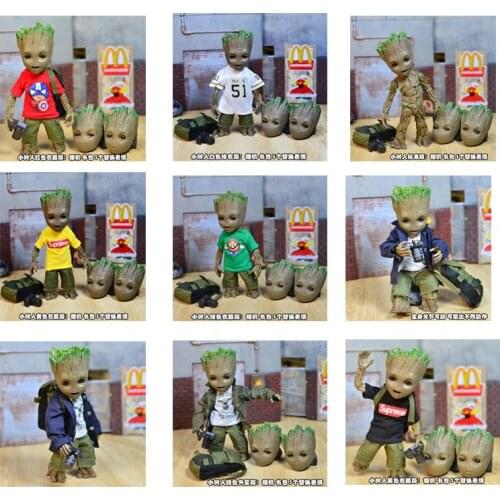 Hasbro Groot Guardians of the Galaxy movable joints hand to do model doll toy doll ornaments gift Television anime figures