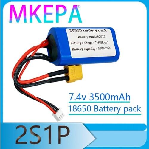 7.4 V / 8.4V 3.5Ah UA Lithium-ion Battery 2S1P Use Single Cell NCR18650GA Combination Suitable for Different Drones
