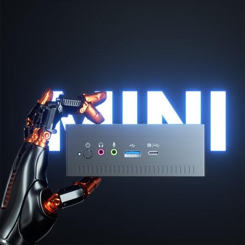 New AMD Mini PC Ryzen 7 2700U Quad Core Vega 10 Graphic 2*DDR4 M.2 NVME Desktop Gaming Computer Windows 10 4K HDMI2.0 DP AC WiFi
