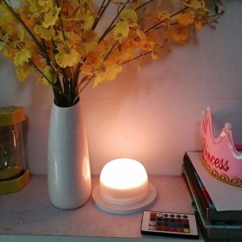 Diameter 120mm Opener 16pcs RGBW IP65 LED Light Source 16 Color Changing Table Lams for Home Bar Decoration Free Shipping 1pc