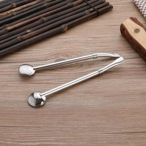 Stainless Steel Drinking Straw Filter Handmade Yerba Mate Tea Bombilla Gourd Washable Practical Tea Tools Bar Accessories ZA3298