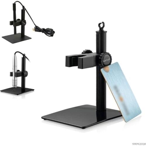 Aluminum Adjustable Microscope Stand Portable Up and Down Manual Focus Digital USB Electronic Microscope Holder Stand Wholesales