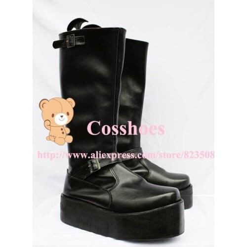 Custom made 3cm heel Sazh Katzroy Shoes from Final Fantasy XII Cosplay