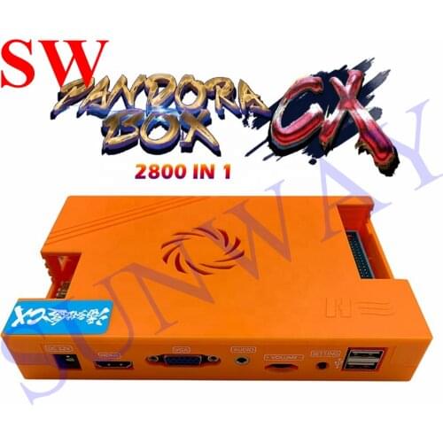 Pandora Box CX 2800 in 1 Family board Can Save Game Can 3P 4P game Can add FBA MAME PS1 SFC SNES MD Game 3D tekken Mortal Kombat