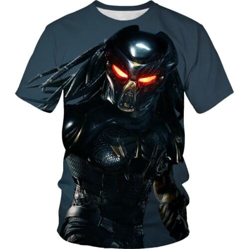 Top 3D Print Movie the Predator Mens Alien Killer Mens T-shirt Cartoon T-shirt Harajuku Mens and Womens Sweatshirt