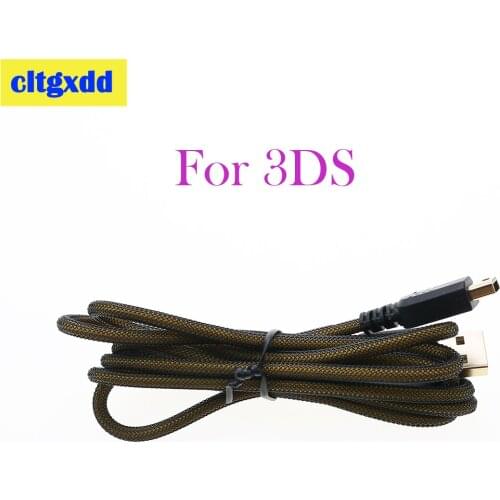 Cltgxdd 1.5M Gold Plating Port USB Cable for 2DS for NDSILL/NDSI for Old & For 3DS 3DS LL 3DS XL USB Charging Charger Cable