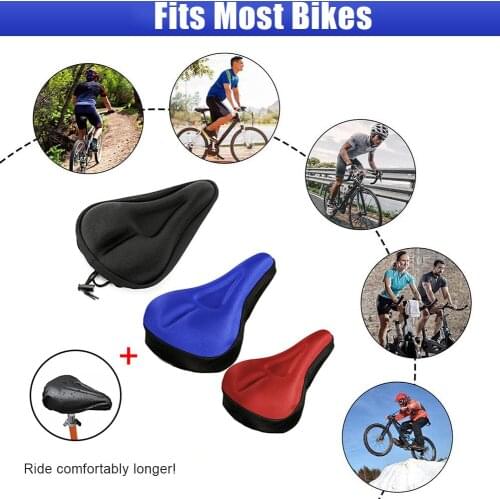 MTB Bike Thickened Soft Seat Summer Bicycle Rain Cushion Outdoor Riding Equipment Accessories Comfortable Saddle Cover Seat