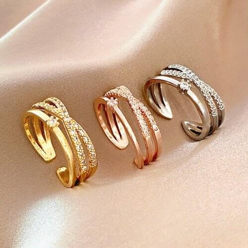 XUYE Women's Silver Rings