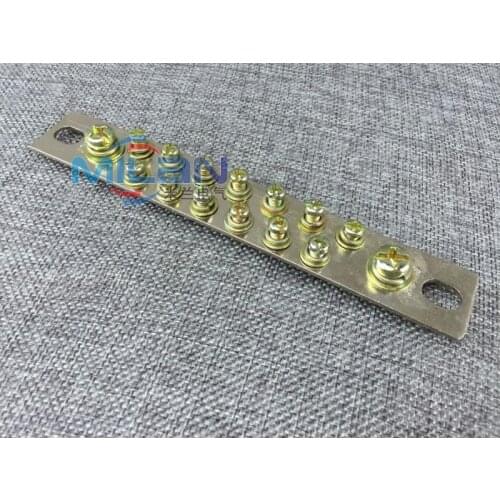 1pcs 2*25 15 hole zero row terminal copper bar power distribution box terminal zero line terminal