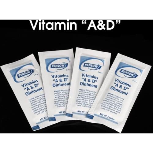 Tattoo Supplies 50pcs/lot Tattoo Recovery Cream Vitamin A+Vitamin D Ointment Top Tattoo Repairing Cream Free Shipping-B5