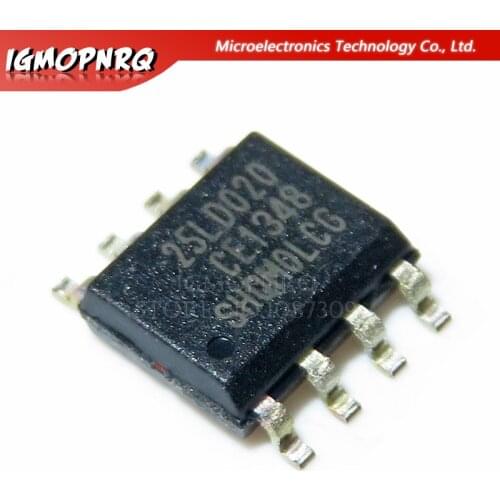 10PCS PM25LD020CE SOP PM25LD020 SOP8 25LD020 SOP-8 25LD020CE