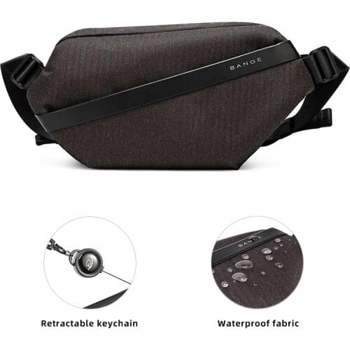 2021 New Anti-theft Multifunction Crossbody Bag Shoulder Messenger Bags Male Waterproof Short Trip Chest Bag Pack for Men