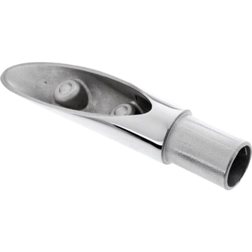 316 Stainless Steel 3/4" Outer Diameter Rail End for Marine Boat Handrail