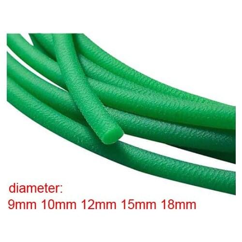 9mm 10mm 12mm 18mm Rough surface Polyurethane round belt pu driving band industrial circular Connection with Motor conveyor belt