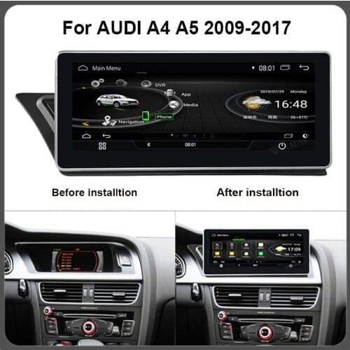 Car radio video GPS navigation for Audi A4 A5 2009 2010 2011 2012 2013 2014 2015 2016 2017 autoradio stereo multimedia Player