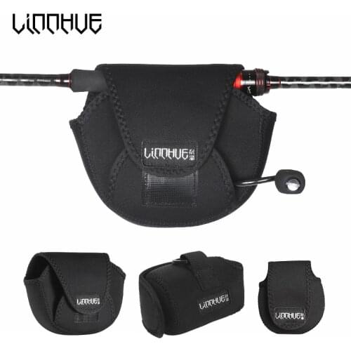 LINNHUE Reel Bag Waterproof Protective Case Cover For Spinning reel Baitcasting Reel Cast Drum Reel Storage Bag