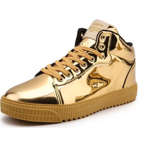 Mens High Top Sneakers Skateboarding Shoes Flats Leisure Shoes Studen Outdoor Sneakers Street Shoes Lace up Walking Shoes Male