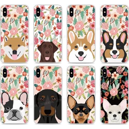 Custom Photo For Blackview A80 A60 BV9600 Pro Phone Case Dog Flower Floral tpu Soft Cover For OnePlus 9 8 5G 6 7 7T Pro Cases