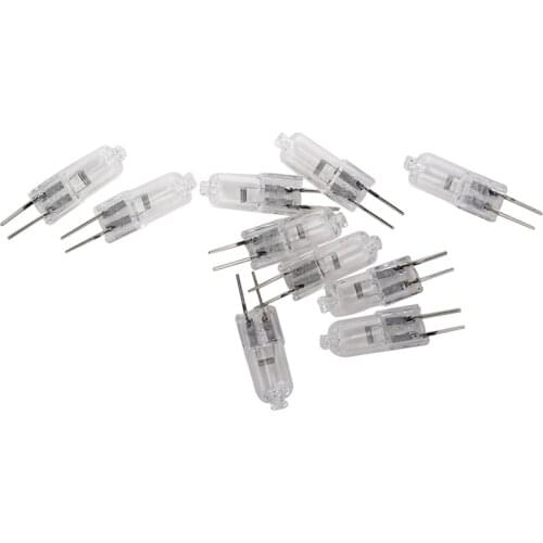 HLZS-10 pcs, G4 halogen lamp 12V 35W pin lamp warm white