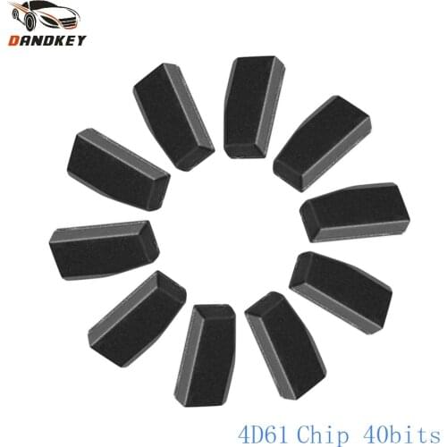 Dandkey 10X Immobilizer ID61 4D61 Chip 40 Bits Transponder For Mitsubishi Remote Car Key And Other Models Brand New