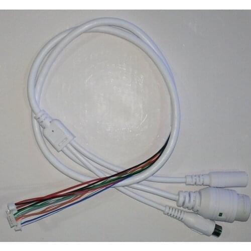Diske LAN Cable for CCTV IP camera board module ( with RCA audio )