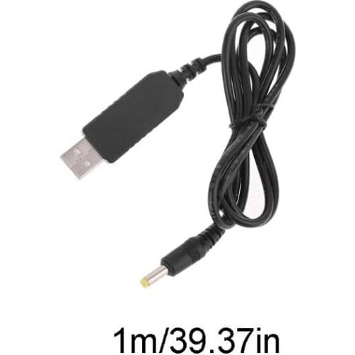 QC 3.0 USB To 5V-12V Adjustable Voltage Step Up 4.0x1.7mm Power Cable For WiFi Router LED Lamp Blood Pressure Monitor and More