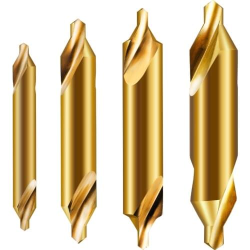 Cobalt-containing titanium-plated center bit stainless steel special processing center drilling centering drill Type A