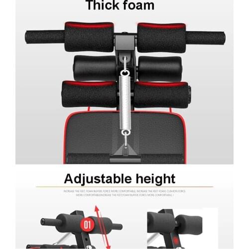 Family multifunctional fitness equipment, foldable sit-ups, sports equipment