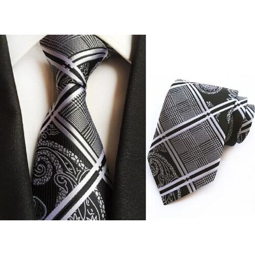 Men Business Tie Floral Nice 8cm Neckties Stripe Ties