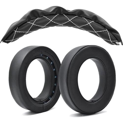 2021 New Leather Headband Cushion Ear Pads Cover forCorsair HS50 Pro HS60 Pro Headphones