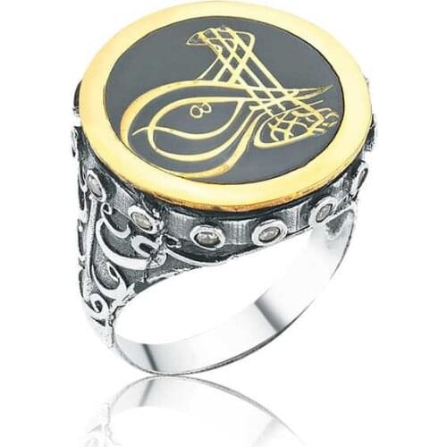 Original silver , Tugrali Male ,Ring, Good Quality and Affordable Tugrali ,Rings Types