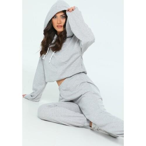 Hooded Waist Pleated Tracksuit Set Turkey sports sportswear